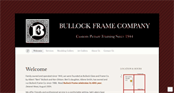 Desktop Screenshot of bullockframe.com